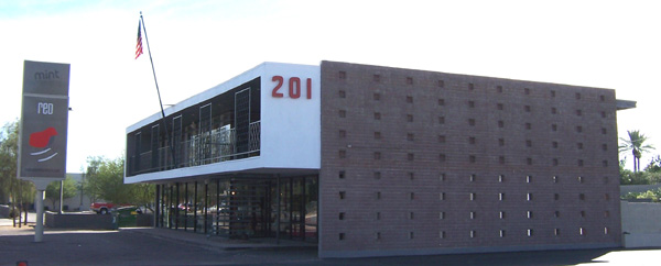 Red Modern Furniture Building
