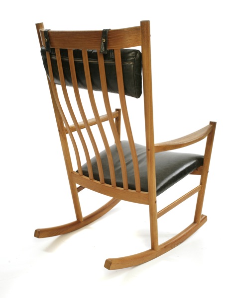 Danish Craftsman Rocking Chair Red Modern Furniture
