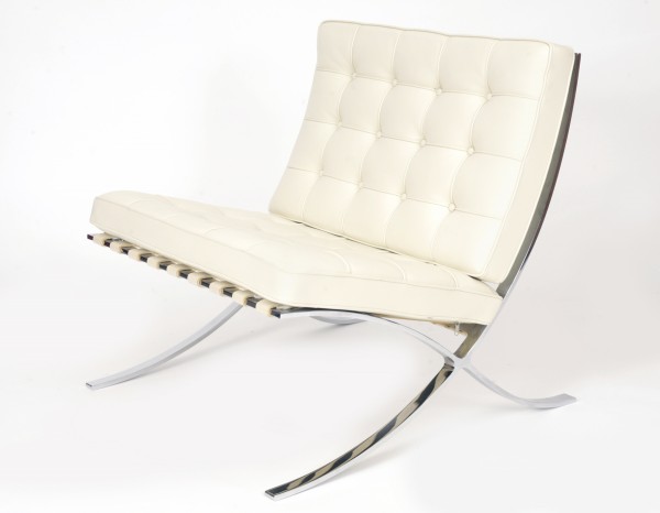 barcelona chair white. Knoll Barcelona Chair