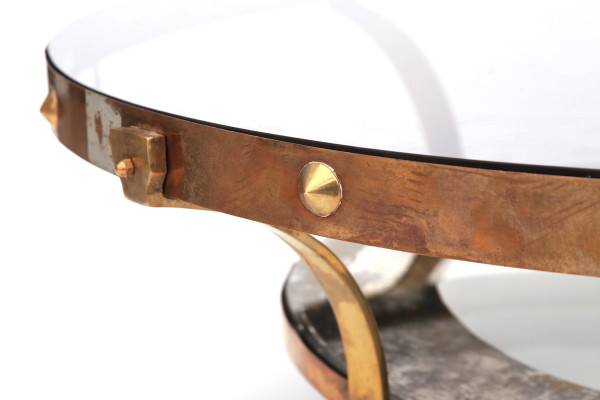 Arturo Pani Studded Brass Cocktail Table 4 600x400