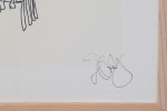 Rare Frank Gehry Signed Lithograph | red modern furniture