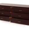 Gibbings for Widdicomb Serpentine Dresser & Nightstand - Image 4
