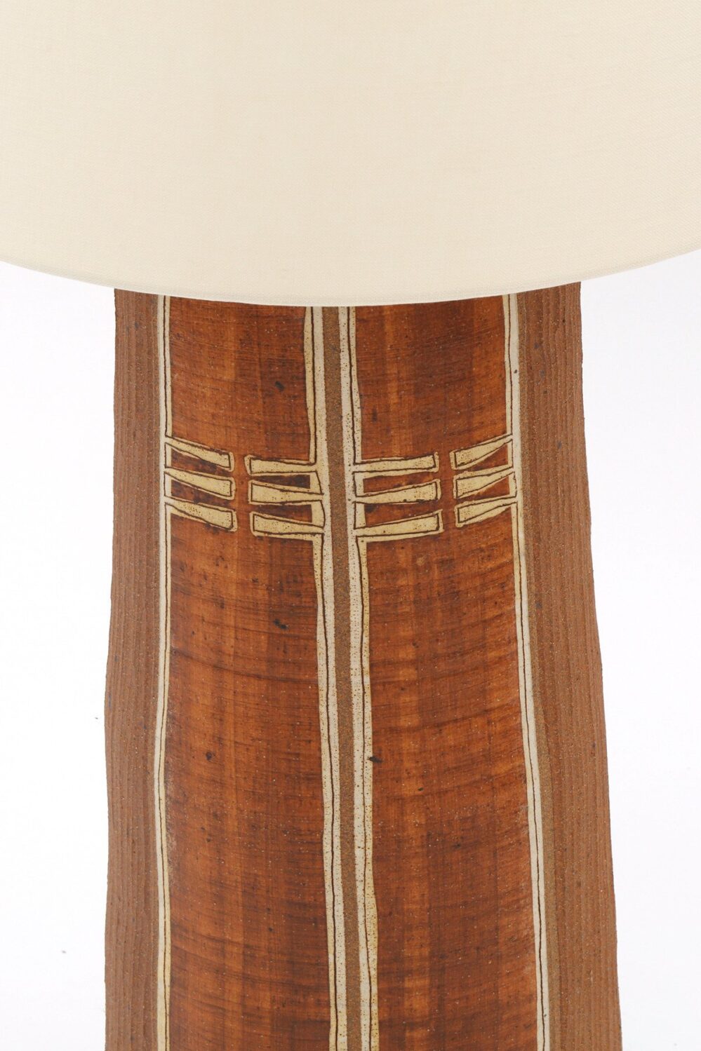 Monumental Glazed Earthenware Lamp - Image 3