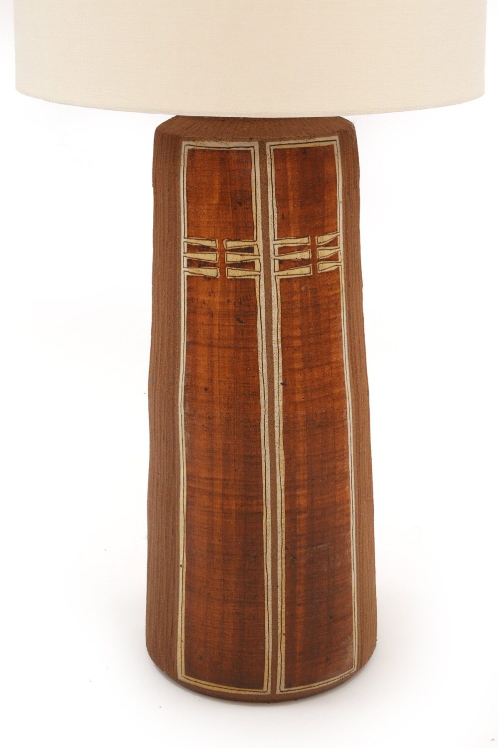 Monumental Glazed Earthenware Lamp - Image 4