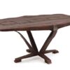 Brutalist Steel and Pine Dining Table and Chairs - Image 6
