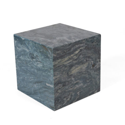 Stunning Blue Granite Mid-Century Side Table